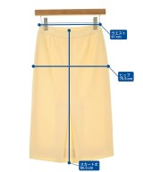 Christian Dior（クリスチャンディオール）ひざ丈スカート 黄 サイズ:36(S位) レディース/2200690500035