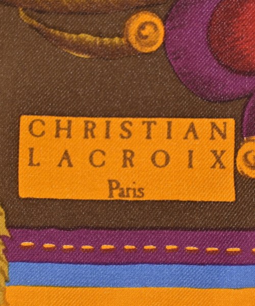 CHRISTIAN LACROIX（クリスチャン　ラクロワ）バンダナ・スカーフ 茶 サイズ:- レディース/2200716168201