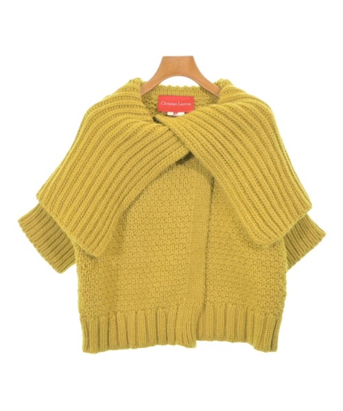 CHRISTIAN LACROIX(クリスチャン　ラクロワ)ニット・セーター 黄 サイズ:M/2200688436018