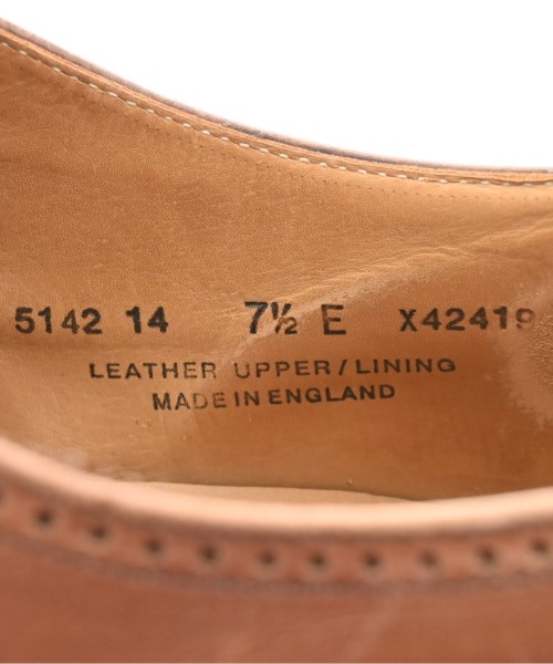 CROCKETT&JONES（クロケットアンドジョーンズ）ビジネス・ドレスシューズ 茶 サイズ:UK7 1/2(26cm位) メンズ/2200628482204