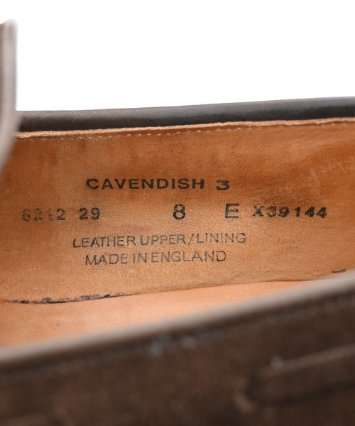 CROCKETT&JONES（クロケットアンドジョーンズ）ビジネス・ドレスシューズ 茶 サイズ:UK8(26.5cm位) メンズ/2200629644045