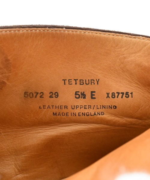 CROCKETT&JONES（クロケットアンドジョーンズ）ブーツ 茶 サイズ:5 1/2(24cm位) メンズ/2200705601030