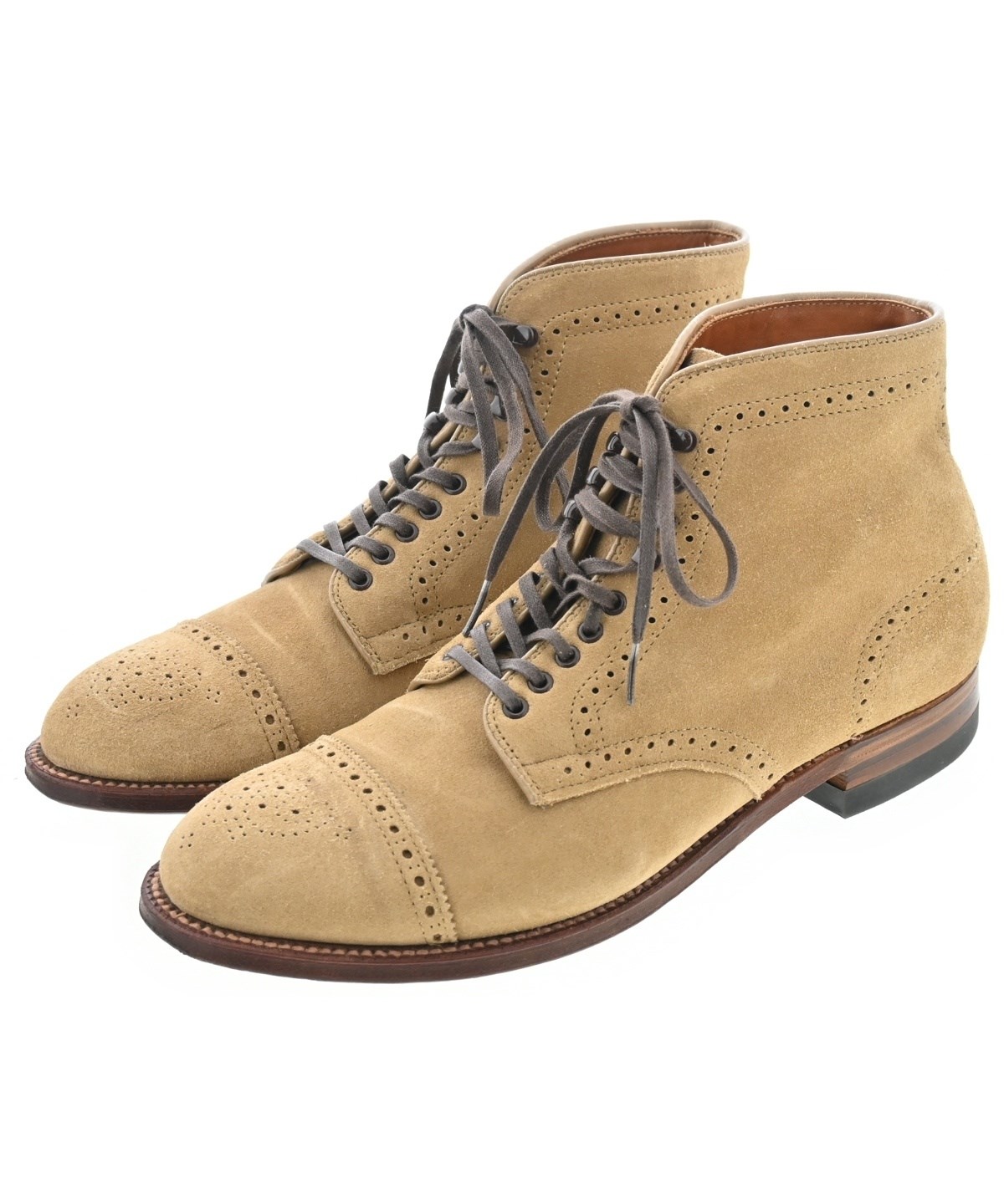 ALDEN（オールデン）ブーツ ベージュ サイズ:US7 1/2(25.5cm位) メンズ