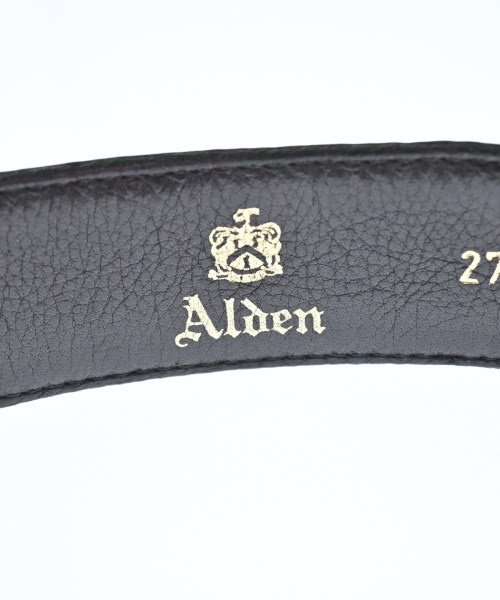 ALDEN（オールデン）ベルト 茶 サイズ:30/80 メンズ/2200703568052