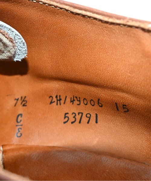 ALDEN（オールデン）ビジネス・ドレスシューズ 茶 サイズ:US7 1/2(25.5cm位) メンズ/2200684030067