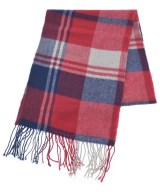 CHARLES JOURDAN（シャルルジョルダン）マフラー 赤 サイズ:- レディース/2200613498173