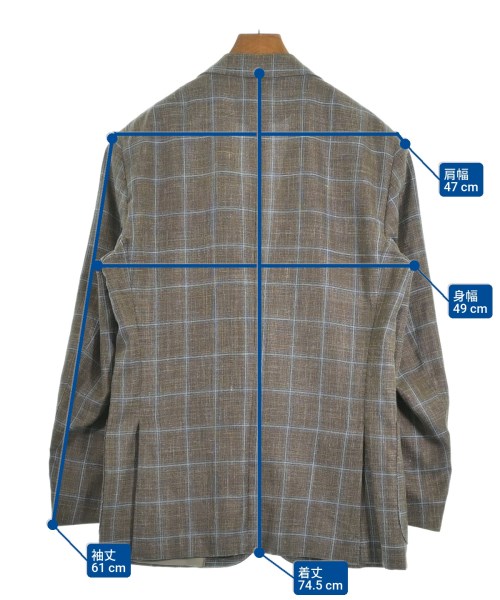 Corneliani（コルネリアーニ）ジャケット 茶 サイズ:48(L位) メンズ/2200624242093