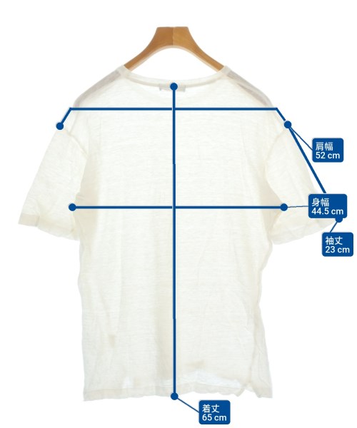 Corneliani（コルネリアーニ）Tシャツ・カットソー 白 サイズ:50(XL位) メンズ/2200685113080