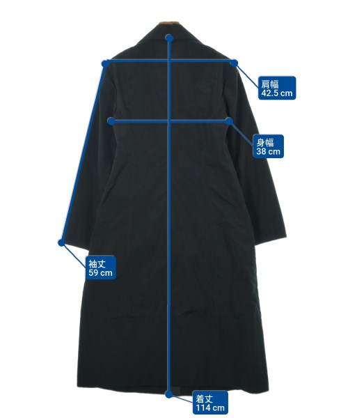 Narciso Rodriguez（ナルシソ　ロドリゲス）コート 黒 サイズ:40(M位) レディース/2200640108014