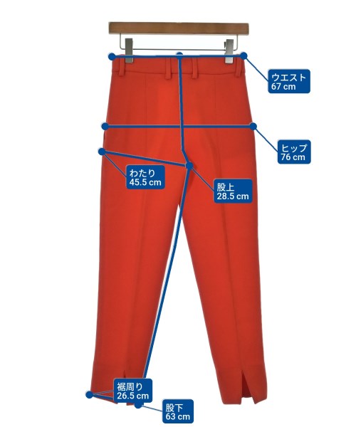 Kiton（キトン）スラックス 赤 サイズ:38(S位) レディース/2200624879022