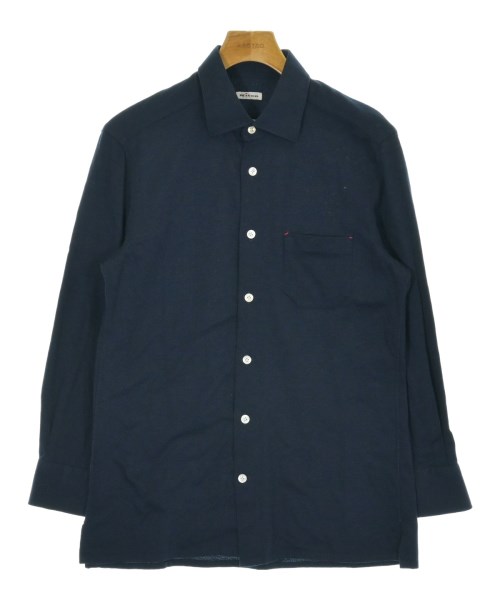 Kiton(キトン)カジュアルシャツ 紺 サイズ:40(L位)/2200673683021