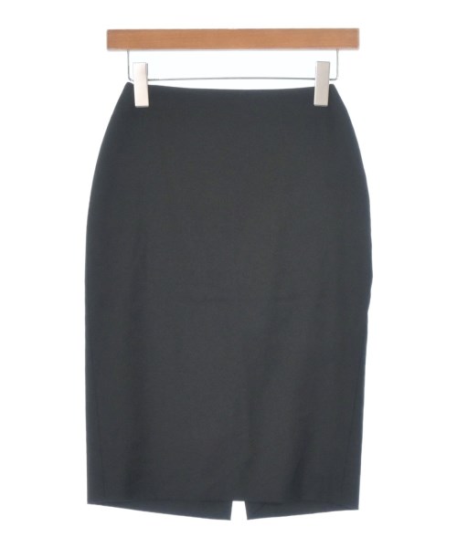 Kiton(キトン)ひざ丈スカート 黒 サイズ:36(XS位)/2200675515054