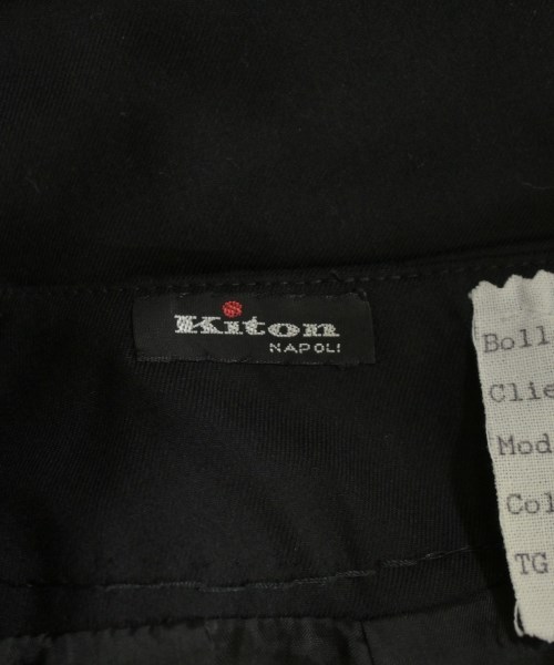 Kiton（キトン）ひざ丈スカート 黒 サイズ:36(XS位) レディース/2200675515054
