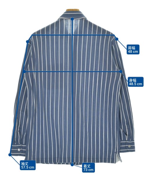 Kiton（キトン）カジュアルシャツ 紺 サイズ:XS メンズ/2200681741133