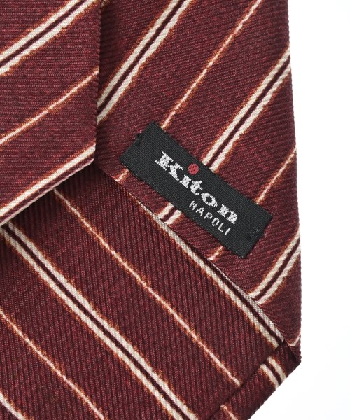 Kiton（キトン）ネクタイ 赤 サイズ:- メンズ/2200695733049