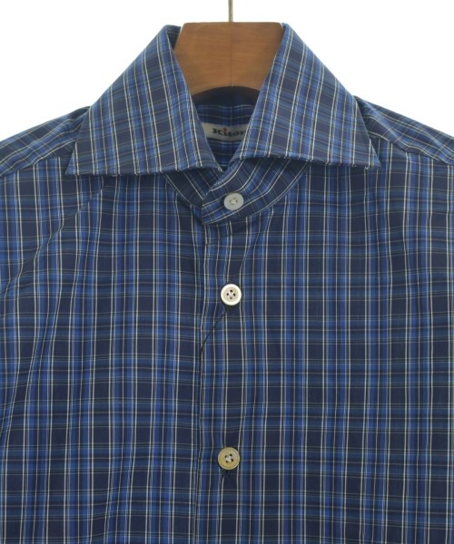 Kiton（キトン）カジュアルシャツ 紺 サイズ:38(S位) メンズ/2200652454185