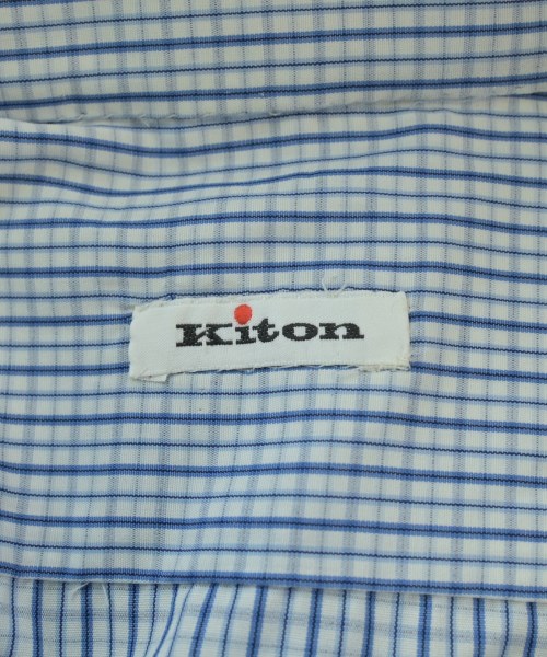 Kiton（キトン）ドレスシャツ 白 サイズ:38(S位) メンズ/2200652454192