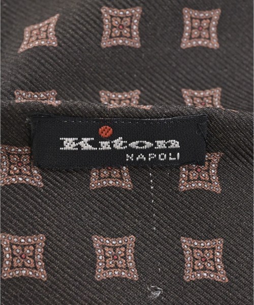 Kiton（キトン）マフラー 茶 サイズ:- メンズ/2200654098523
