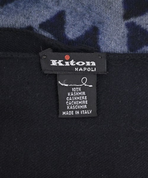 Kiton（キトン）マフラー 紺 サイズ:- メンズ/2200654098530