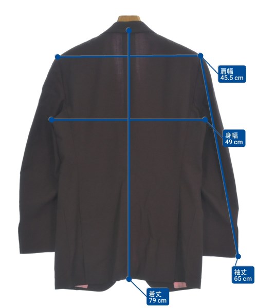 Kiton（キトン）カジュアルジャケット 茶 サイズ:48(L位) メンズ/2200662240051