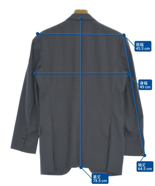 Kiton（キトン）ジャケット グレー サイズ:-(M位) メンズ/2200662240068