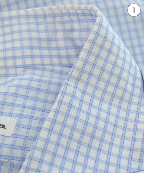 Kiton（キトン）ドレスシャツ 青 サイズ:39(M位) メンズ/2200662240099