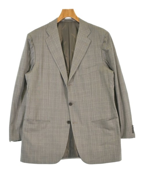 Kiton(キトン)テーラードジャケット 茶 サイズ:52(XXL位)/2200670043217