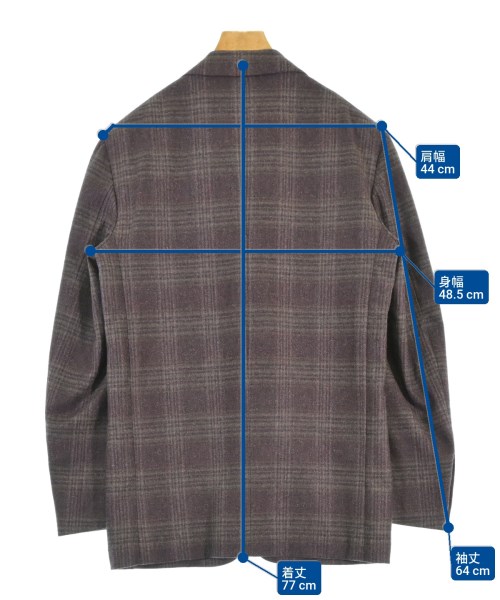 Kiton（キトン）カジュアルジャケット 茶 サイズ:46(M位) メンズ/2200671167028