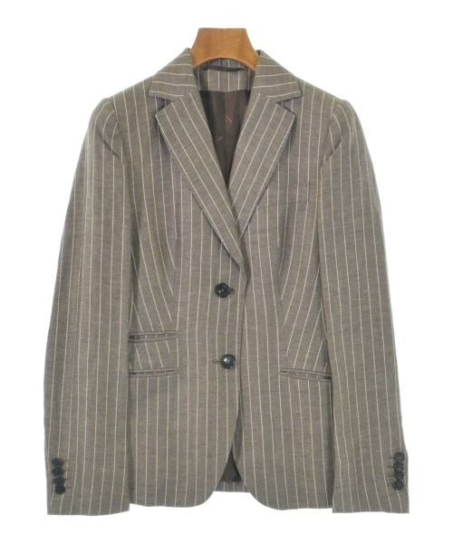 Kiton（キトン）テーラードジャケット 茶 サイズ:40(M位) レディース/2200730134039