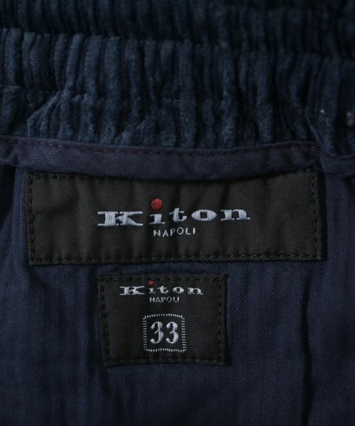 Kiton（キトン）スラックス 紺 サイズ:33(L位) メンズ/2200733843013