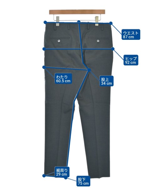 Kiton（キトン）スラックス グレー サイズ:48(L位) メンズ/2200733843051