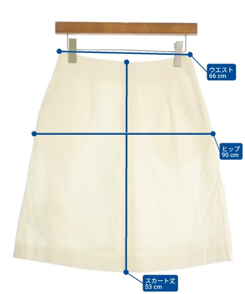 Kiton（キトン）ひざ丈スカート 白 サイズ:40(M位) レディース/2200718611057
