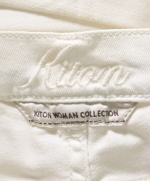 Kiton（キトン）デニムパンツ 白 サイズ:-(L位) レディース/2200728777026