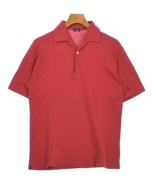 Kiton(キトン)ポロシャツ 赤 サイズ:48(L位)/2200686118046