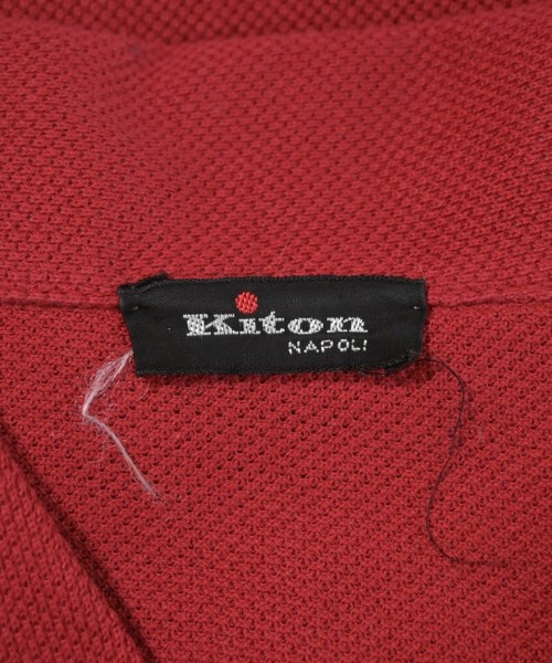 Kiton（キトン）ポロシャツ 赤 サイズ:48(L位) メンズ/2200686118046
