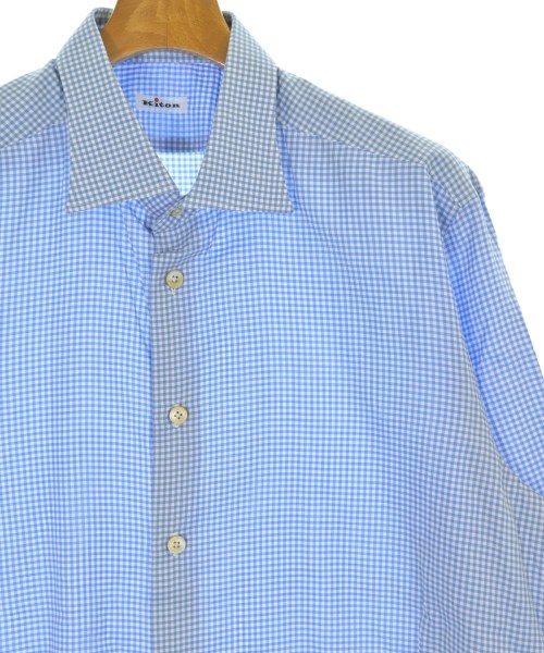 Kiton（キトン）カジュアルシャツ 青 サイズ:43(XXL位) メンズ/2200686710110