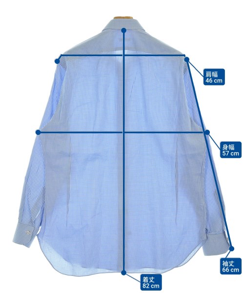 Kiton（キトン）カジュアルシャツ 青 サイズ:43(XXL位) メンズ/2200686710110