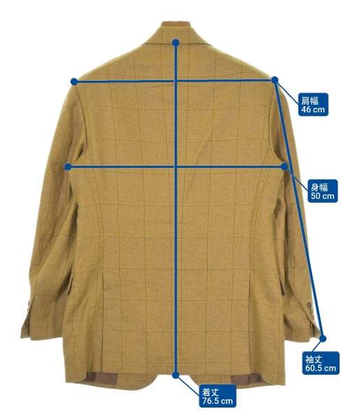 Kiton（キトン）テーラードジャケット ベージュ サイズ:48(L位) メンズ/2200683286113