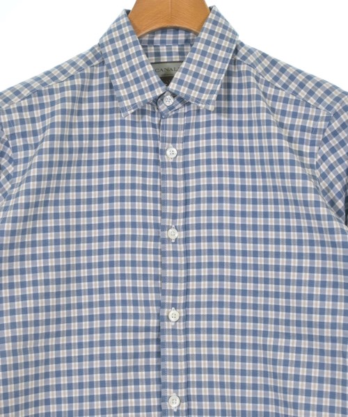 CANALI（カナリ）カジュアルシャツ 青 サイズ:S メンズ/2200627053030