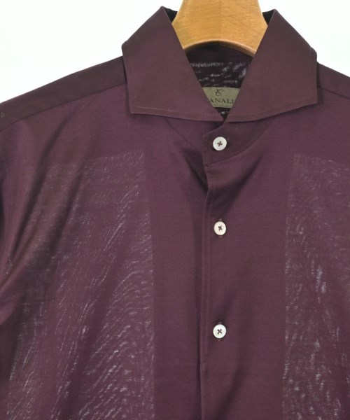 CANALI（カナリ）ドレスシャツ 赤 サイズ:M メンズ/2200698247154