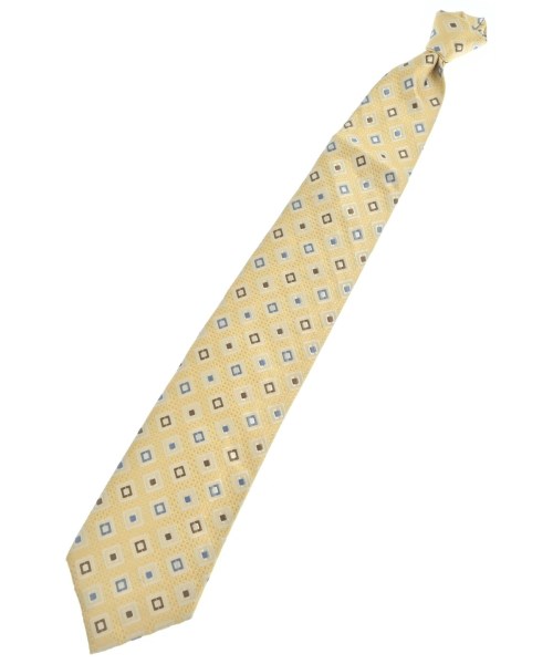 CANALI(カナリ)ネクタイ 黄 サイズ:-/2200700349371