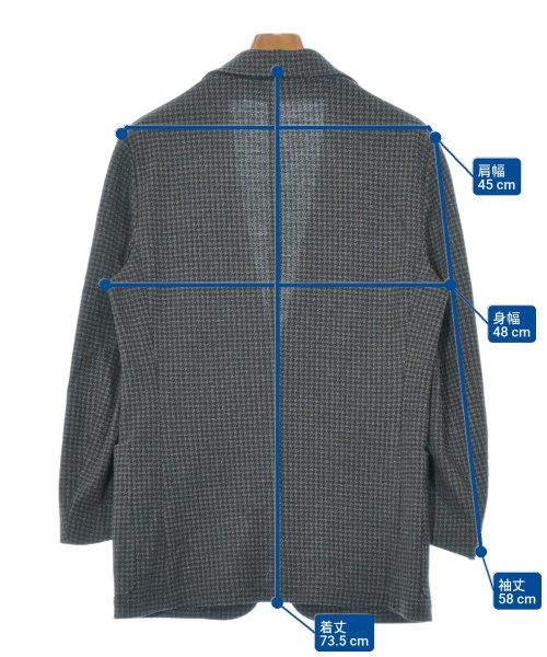 CANALI（カナリ）テーラードジャケット 黒 サイズ:46(M位) メンズ/2200647994054