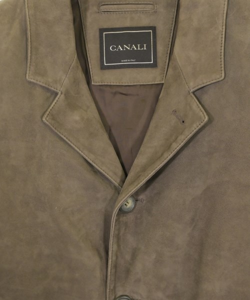 CANALI（カナリ）カジュアルジャケット 茶 サイズ:50(XL位) メンズ/2200734887016