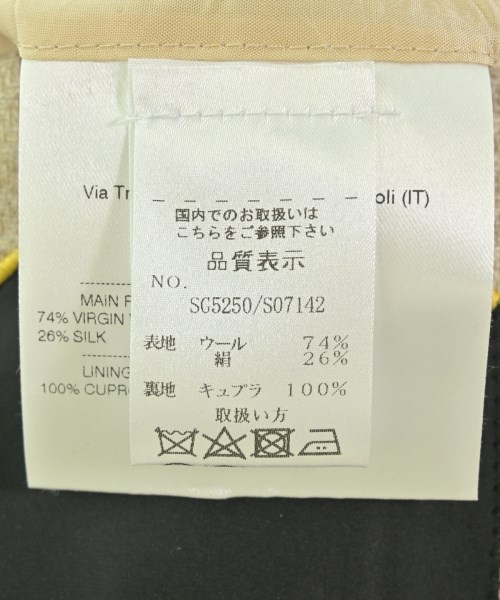 SARTORIO（サルトリオ）テーラードジャケット ベージュ サイズ:50(XL位) メンズ/2200661474020