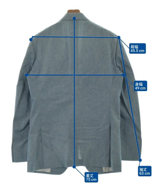 SARTORIO（サルトリオ）テーラードジャケット 青 サイズ:48(L位) メンズ/2200648321149