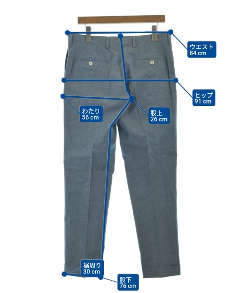 SARTORIO（サルトリオ）スラックス 青 サイズ:48(L位) メンズ/2200648321156