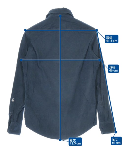 GUY ROVER（ギローバー）カジュアルシャツ 紺 サイズ:S メンズ/2200637814041