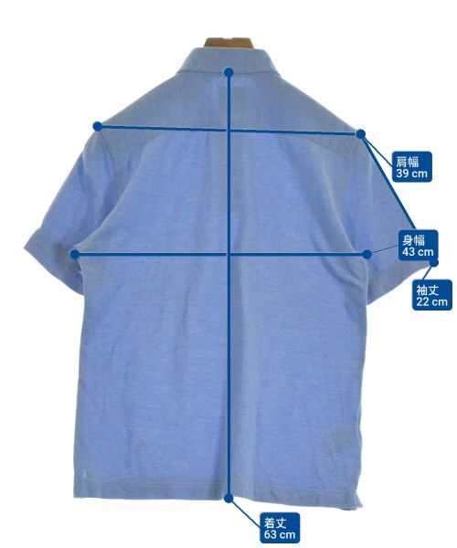 GUY ROVER（ギローバー）ポロシャツ 青 サイズ:S メンズ/2200622863016