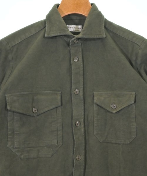 GUY ROVER（ギローバー）カジュアルシャツ カーキ サイズ:XS メンズ/2200627768040