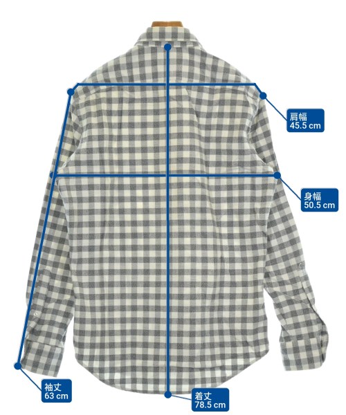 GUY ROVER（ギローバー）カジュアルシャツ グレー サイズ:M メンズ/2200615488158